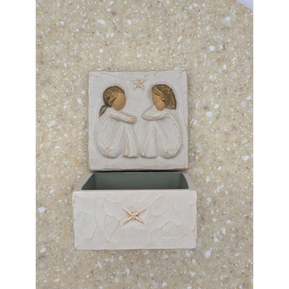 Vintage Willow Tree "Friendship" Trinket Box - Picture 5 of 5